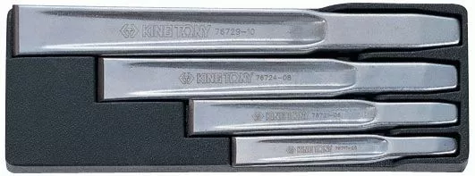Набор зубил в лотке, усиленные, 4 предмета KING TONY 11104PR10