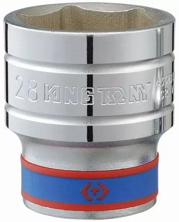 Головка торцевая стандартная шестигранная 1/2", 33 мм KING TONY 433533M