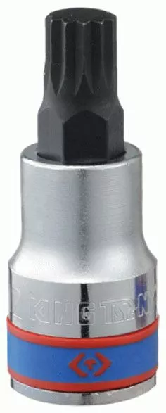 Насадка (бита) торцевая 1/2", Spline, M12, L = 60 мм KING TONY 402612