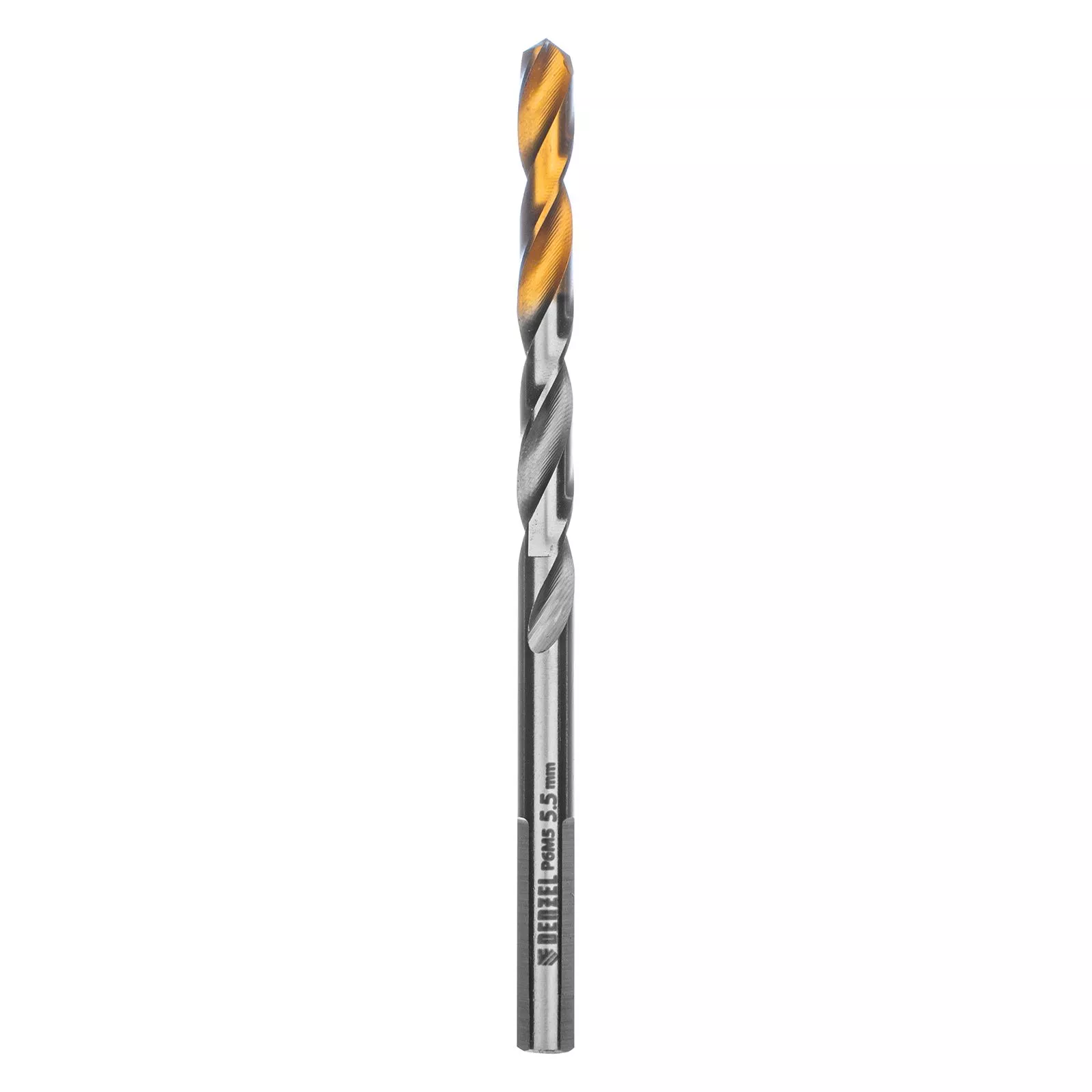 Сверло спиральное по металлу 5,5 x 93 мм, Р6М5, Golden Tip  Denzel