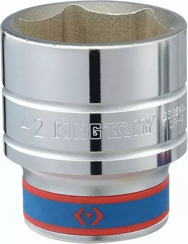Головка торцевая стандартная шестигранная 3/4", 24 мм KING TONY 633524M