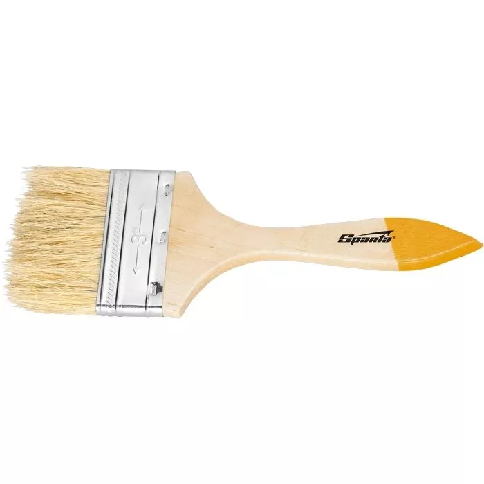 Кисть плоская Slimline 3/4" (20 мм) натуральная щетина, деревянная ручка Sparta