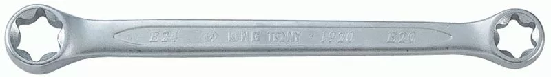 Ключ накидной TORX E-стандарт E16-E22 KING TONY 19201622