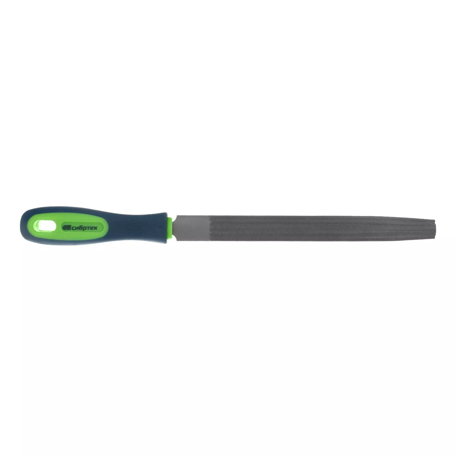 Напильник, 200 мм, полукруглый, двухкомпонентная рукоятка, №2 Сибртех