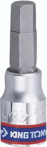 Насадка (бита) торцевая 1/4", Hex, 5 мм, L = 37 мм KING TONY 203505
