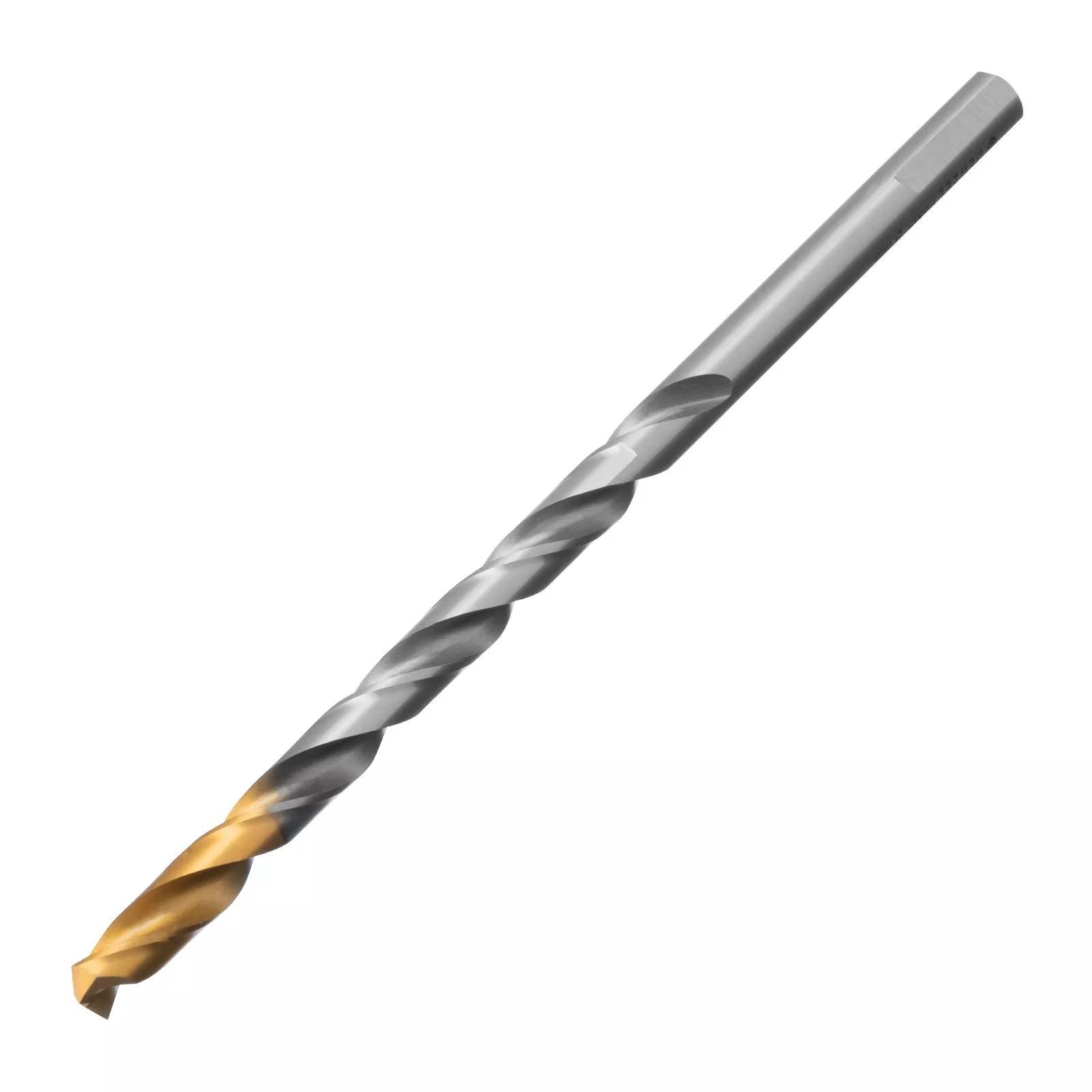 Сверло спиральное по металлу 8 х 165 мм, Р6М5, Golden Tip, удлиненное Denzel