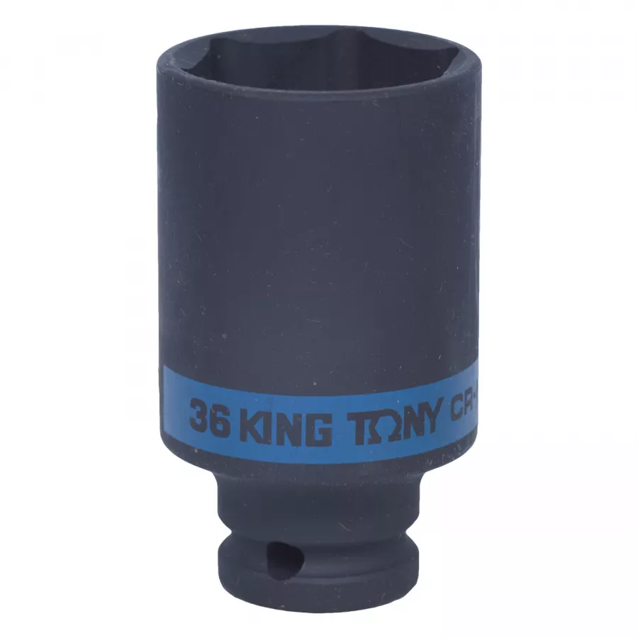 Головка торцевая ударная глубокая шестигранная 1/2", 36 мм KING TONY 443536M
