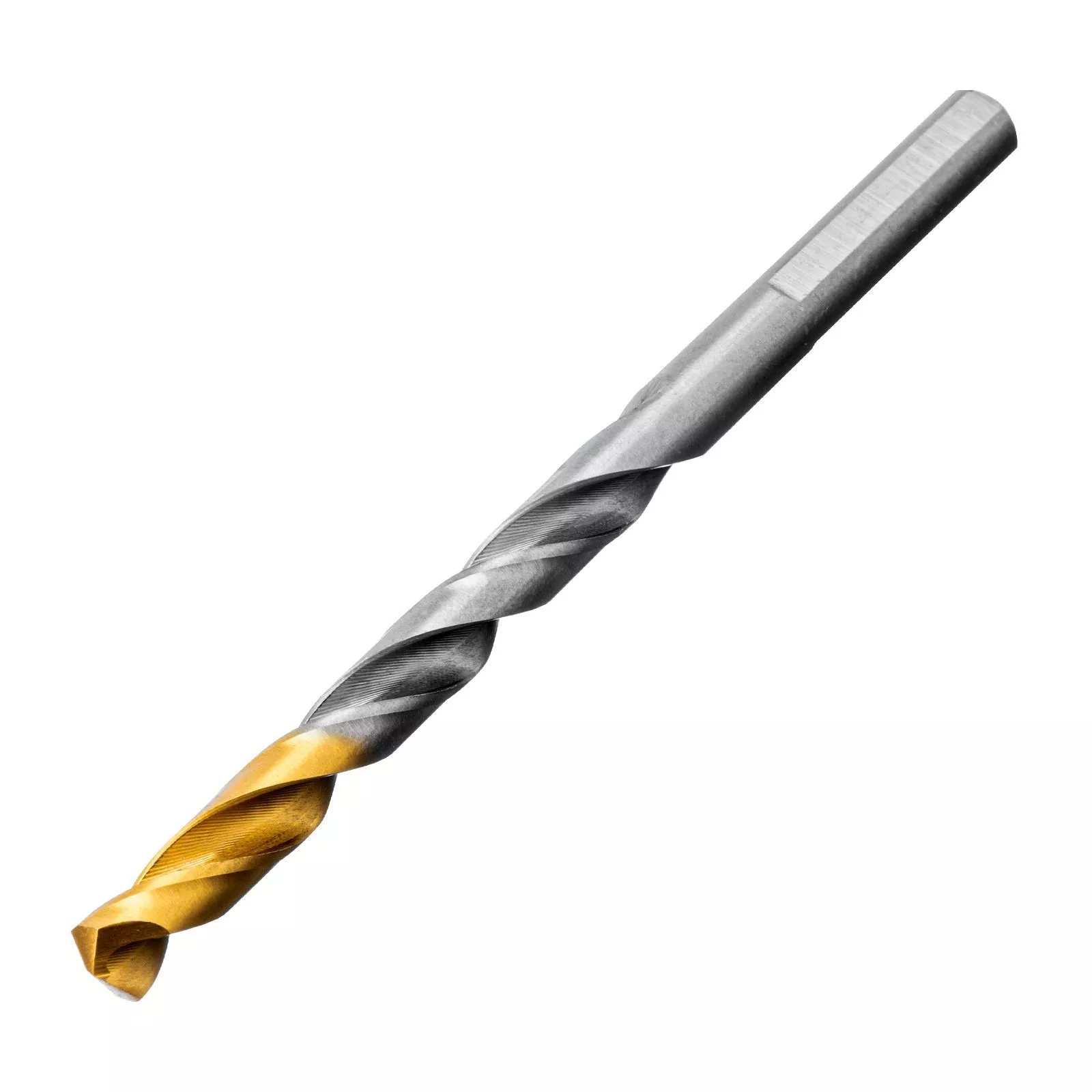 Набор сверл по металлу, 1,5-6,5мм, Р6М5-TiN, Golden Tip, 13 шт Denzel