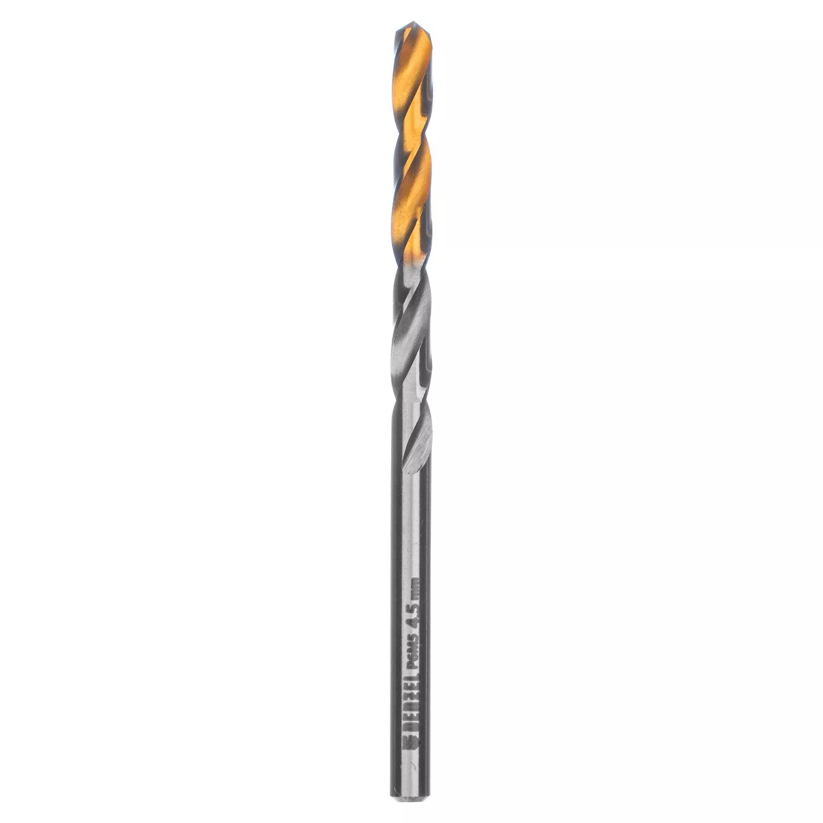 Сверло спиральное по металлу 4,5 x 80 мм, Р6М5, Golden Tip  Denzel