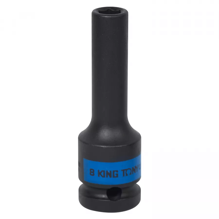 Головка торцевая ударная глубокая шестигранная 1/2", 8 мм KING TONY 443508M