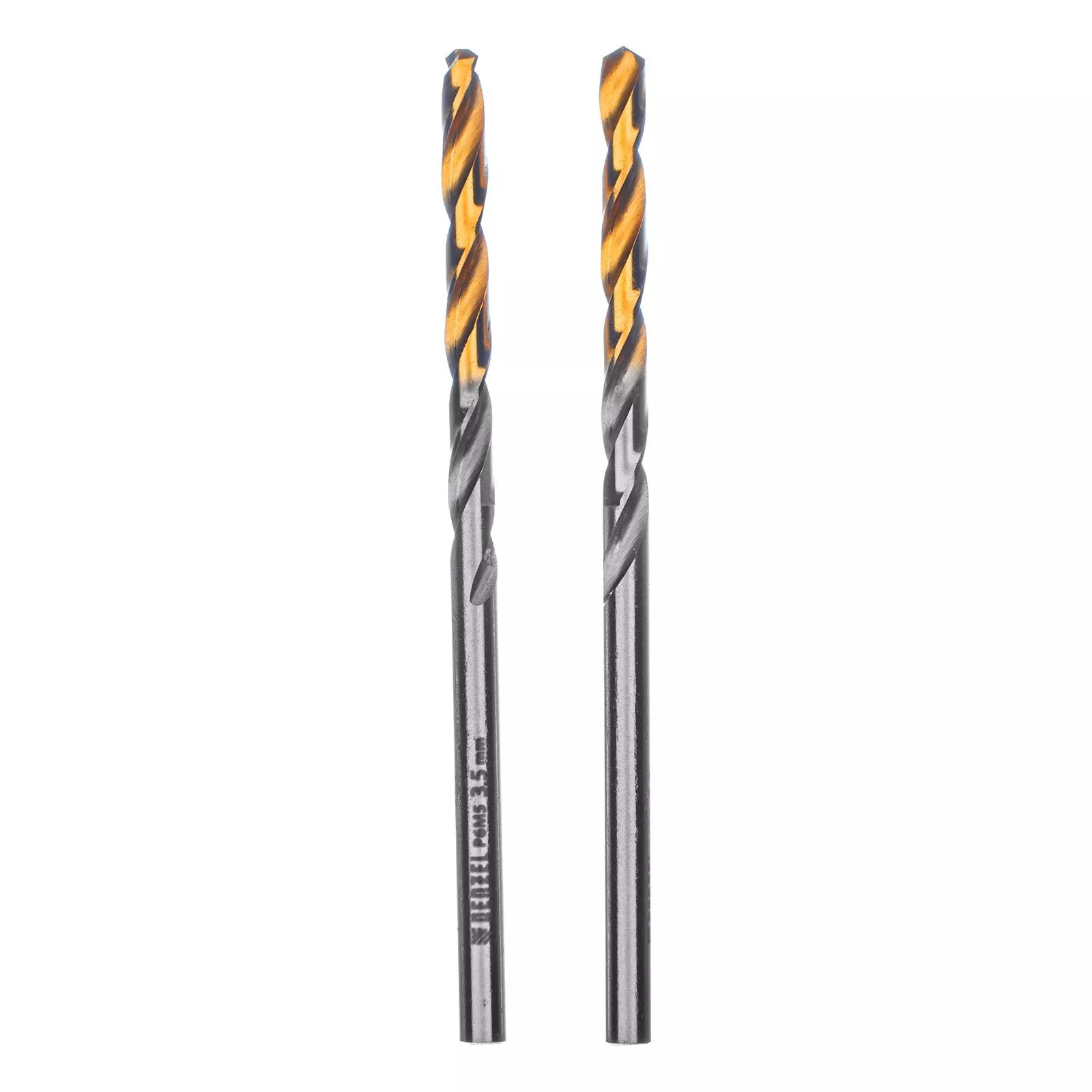 Сверло спиральное по металлу 3,5 x 70 мм, Р6М5, Golden Tip , 2шт. Denzel
