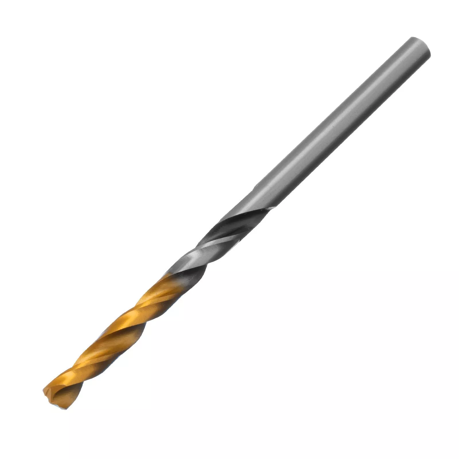 Сверло спиральное по металлу 4 x 75мм, Р6М5, Golden Tip, многогранная заточка Denzel