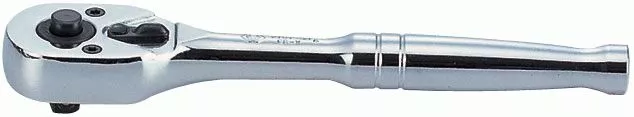 Трещотка 1/4", 140 мм, 24 зубца, флажковая с кнопкой KING TONY 2761-55P