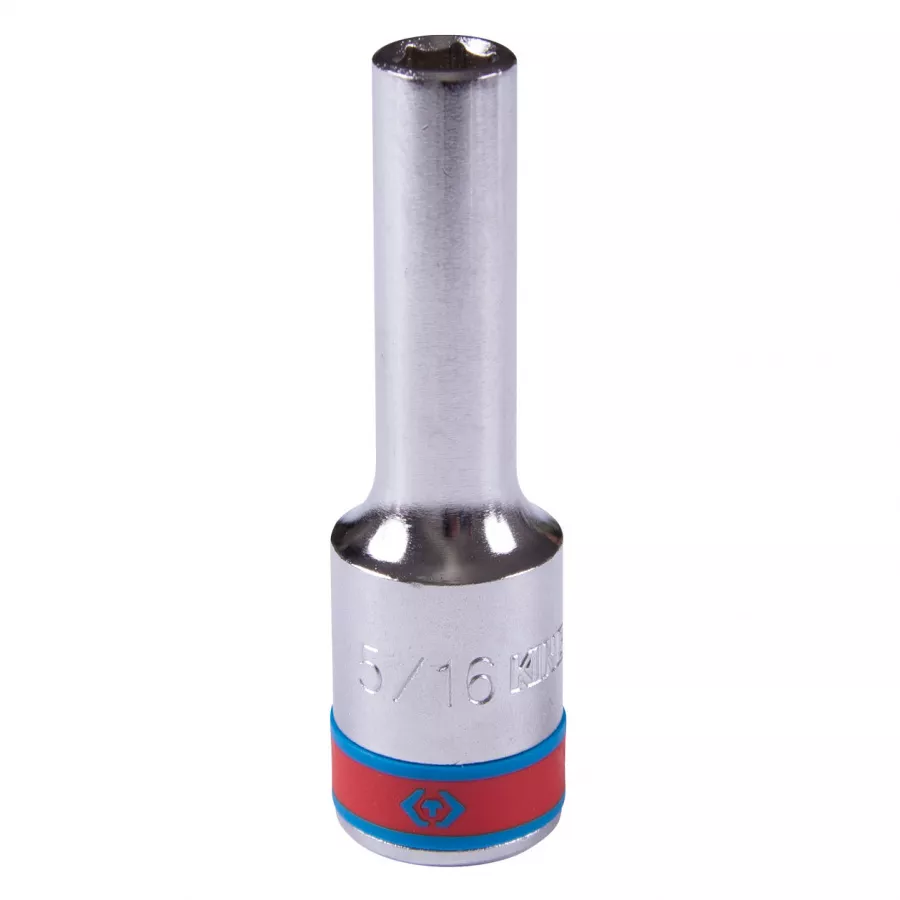 Головка торцевая глубокая шестигранная 1/2", 5/16", дюймовая KING TONY 423510S