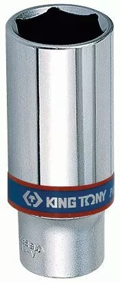 Головка торцевая глубокая шестигранная 3/8", 18 мм KING TONY 323518M