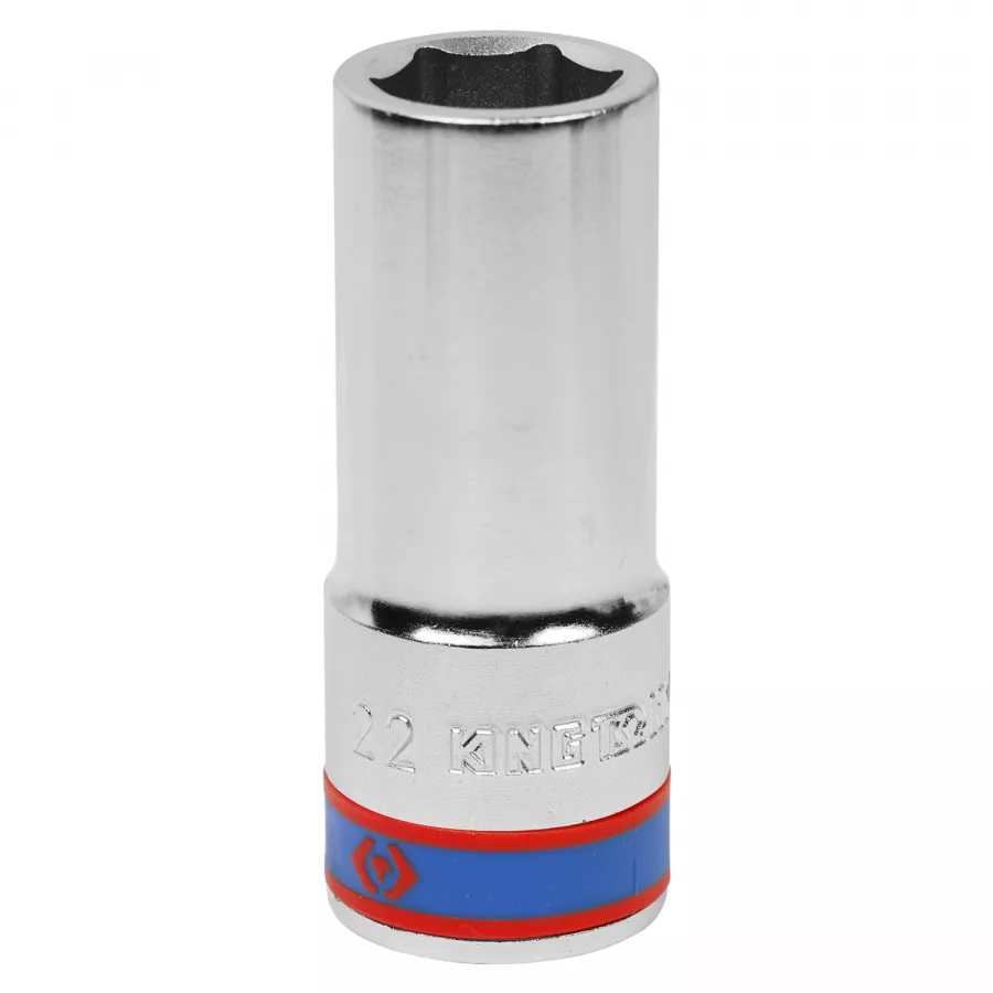 Головка торцевая глубокая шестигранная 3/4", 22 мм KING TONY 623522M