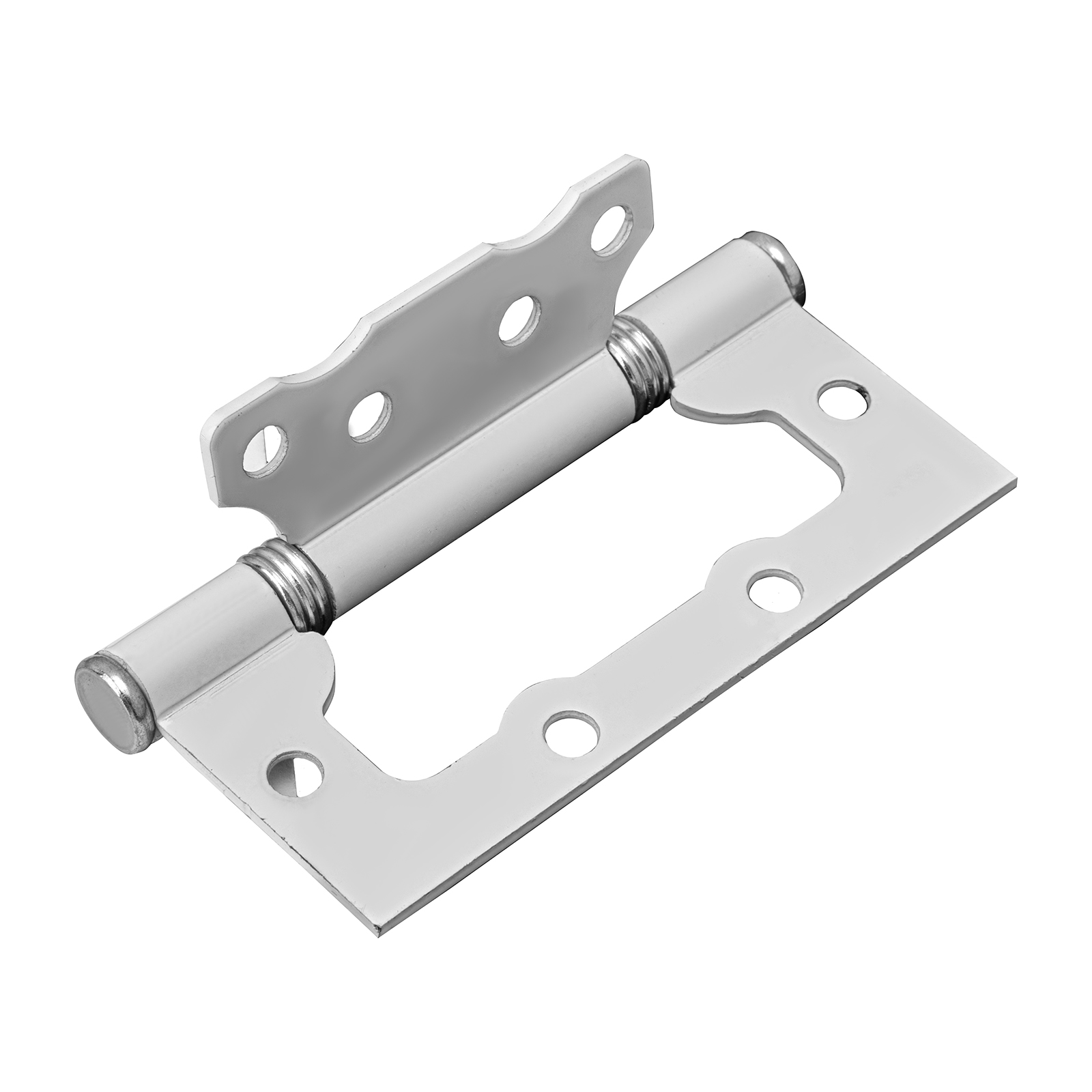 Петля накладная ПНУ-100, белая, 4 шт, (Металлист)