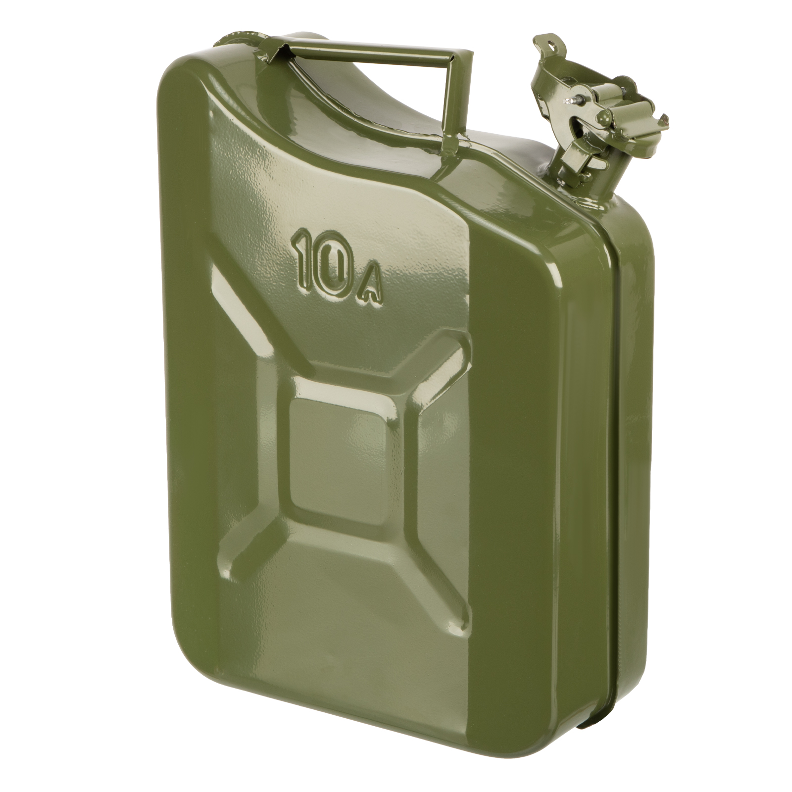 Канистра для топлива, металлическая, толщина стенок 0,8мм, 10 литров