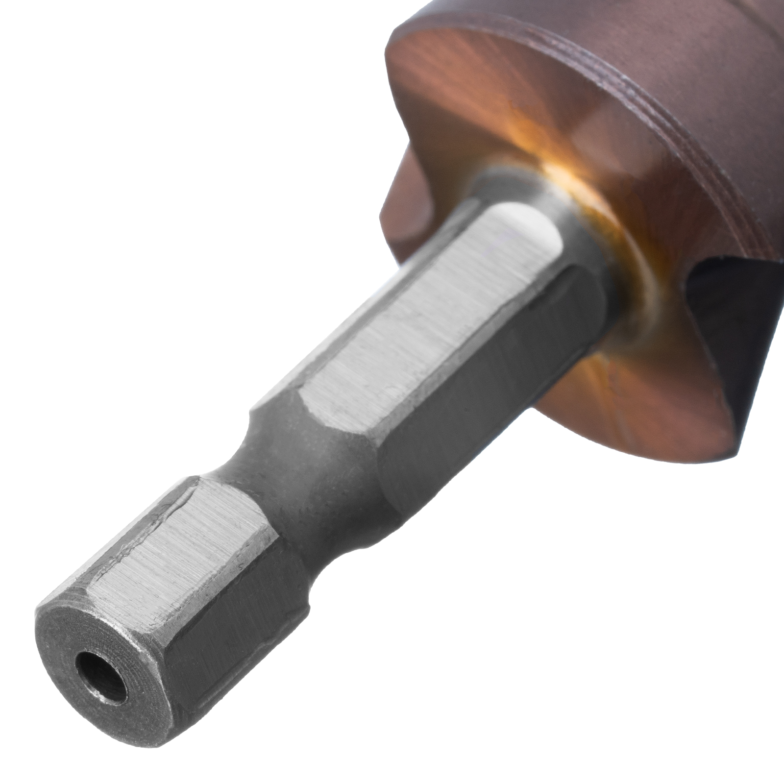 Сверло ступенчатое 4-6-8-10-12-14-16-18-20 мм, Р6М5К5, 6-гр. хвостовик Denzel