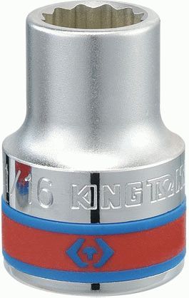 Головка торцевая стандартная двенадцатигранная 3/4", 3/4", дюймовая KING TONY 633024S