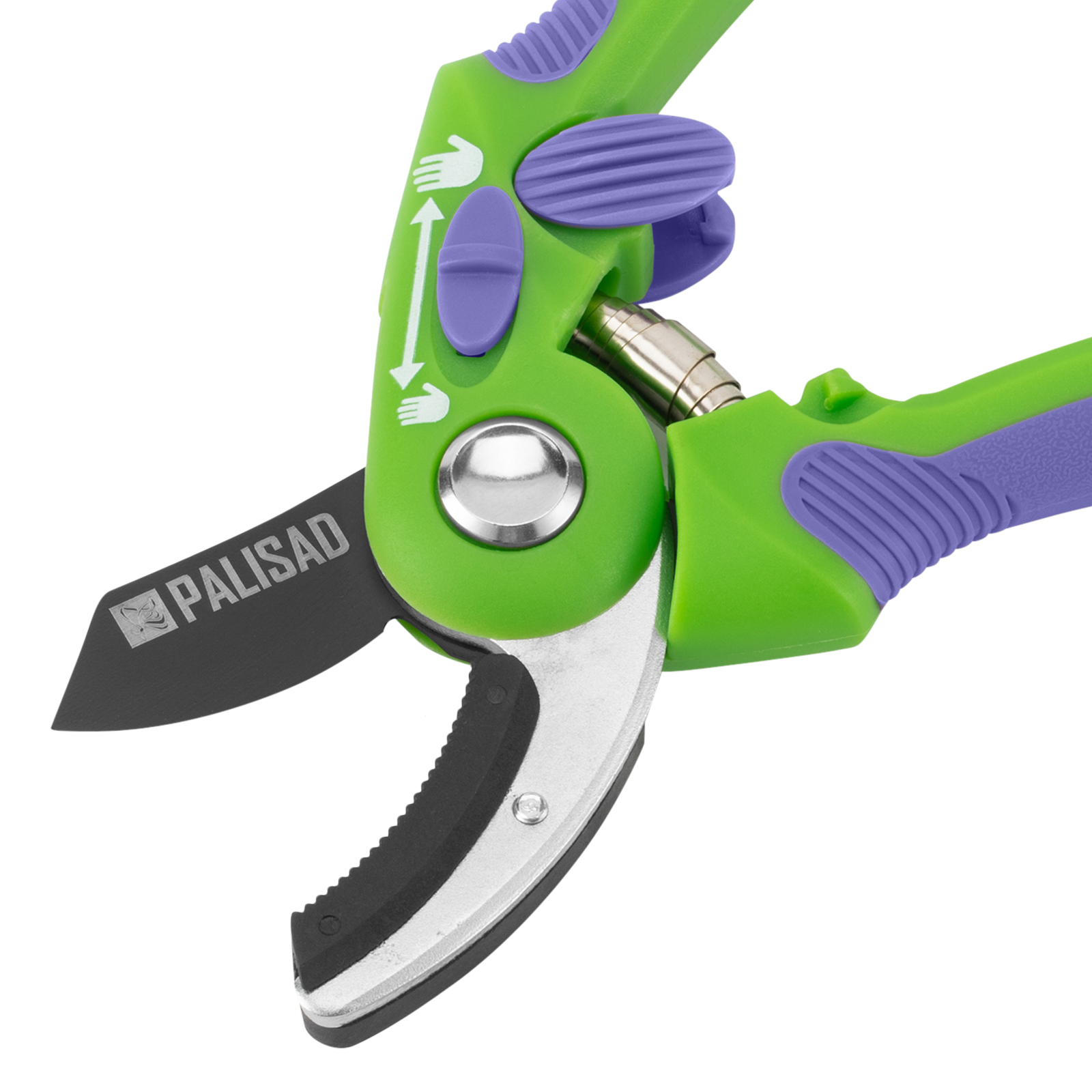 Секатор с наковальней, регулировка захвата Palisad