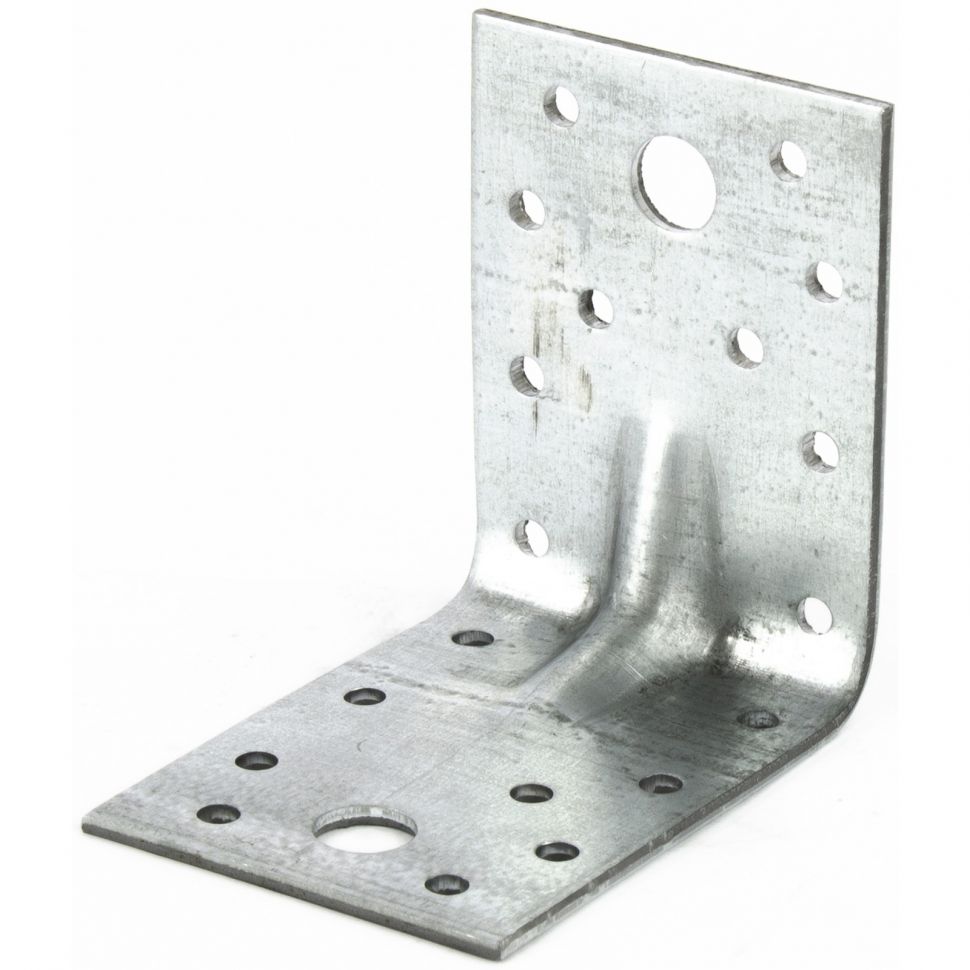 Крепежный уголок усиленный 2.5 мм, KUU 70 x 70 x 55 мм Сибртех