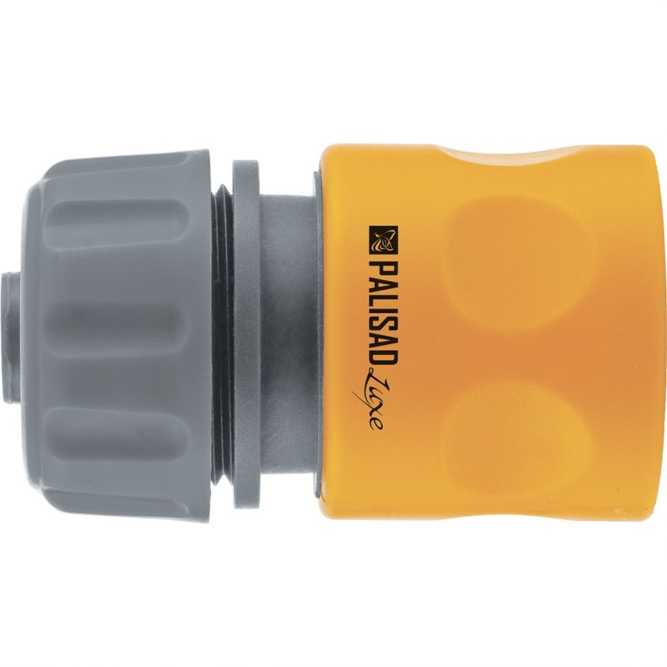 Соединитель пластмассовый, быстросъемный для шланга 1/2, однокомпонентный Palisad Luxe