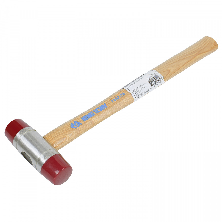 Киянка 28 мм, 165 г, полиуретановые сменные насадки KING TONY 7842-28