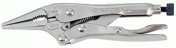 Зажим с фиксатором 166 мм, тонконосый KING TONY 6315-06