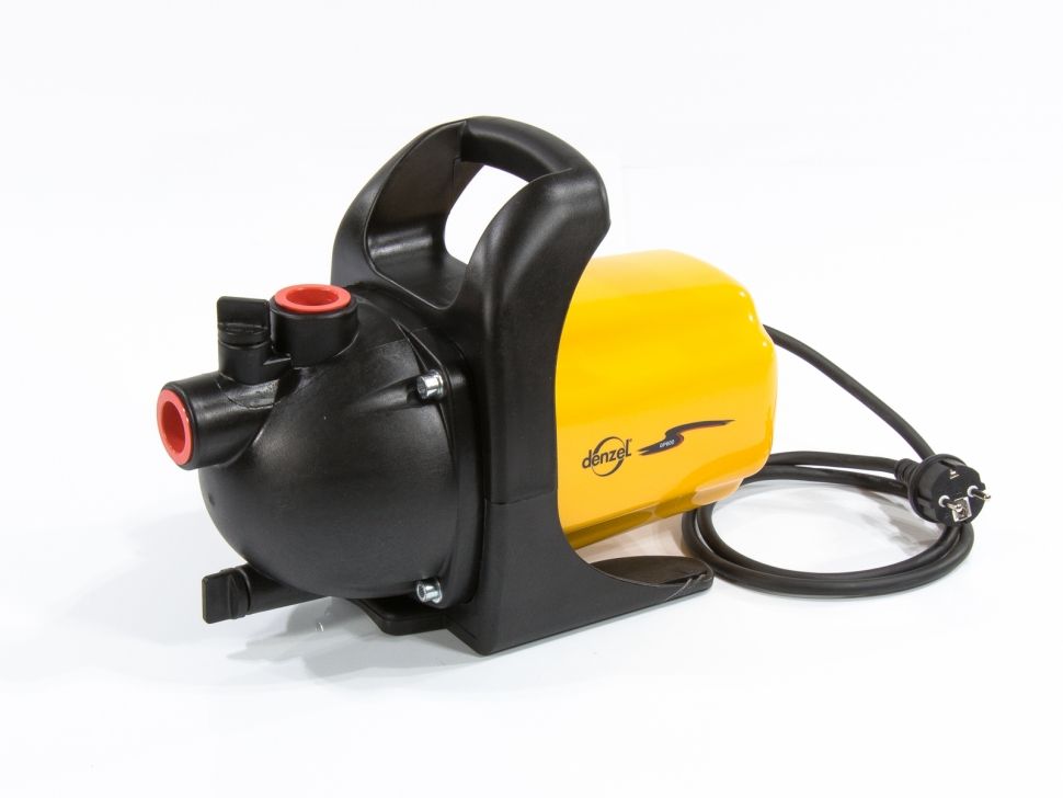 Садовый поверхностный насос GP 600, 600 Вт, 3000 л/ч, подъем 35 м, пластик Denzel