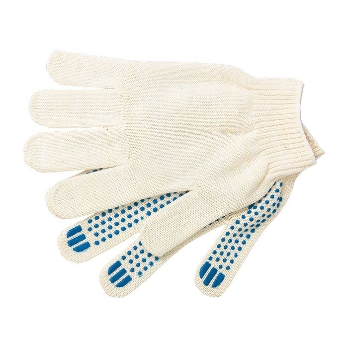 Перчатки х/б, ПВХ покрытие, "Точка", 10 класс