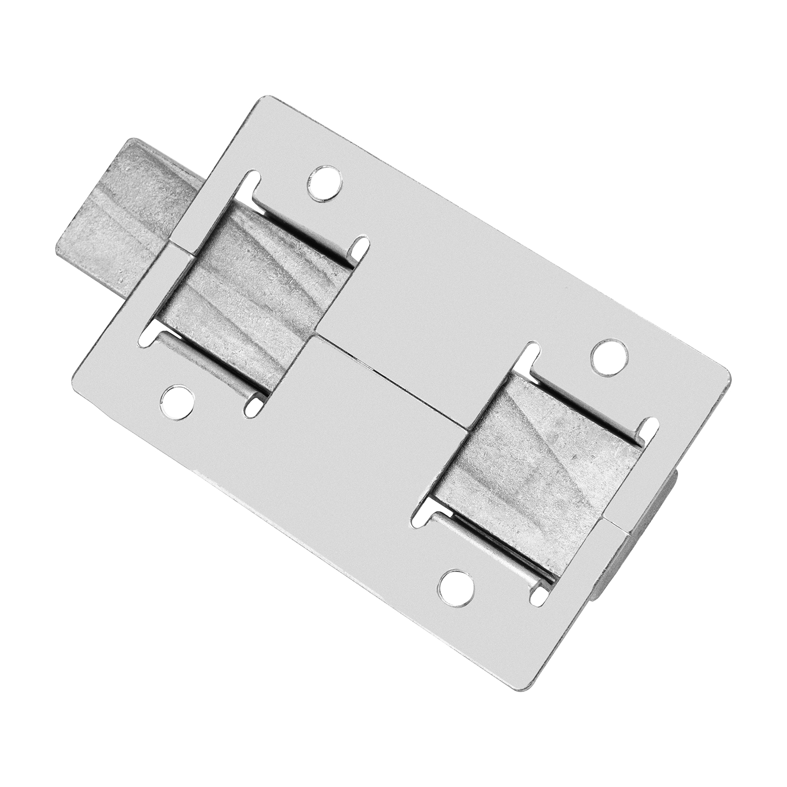 Задвижка дверная ЗД-02, цинк, (Металлист)