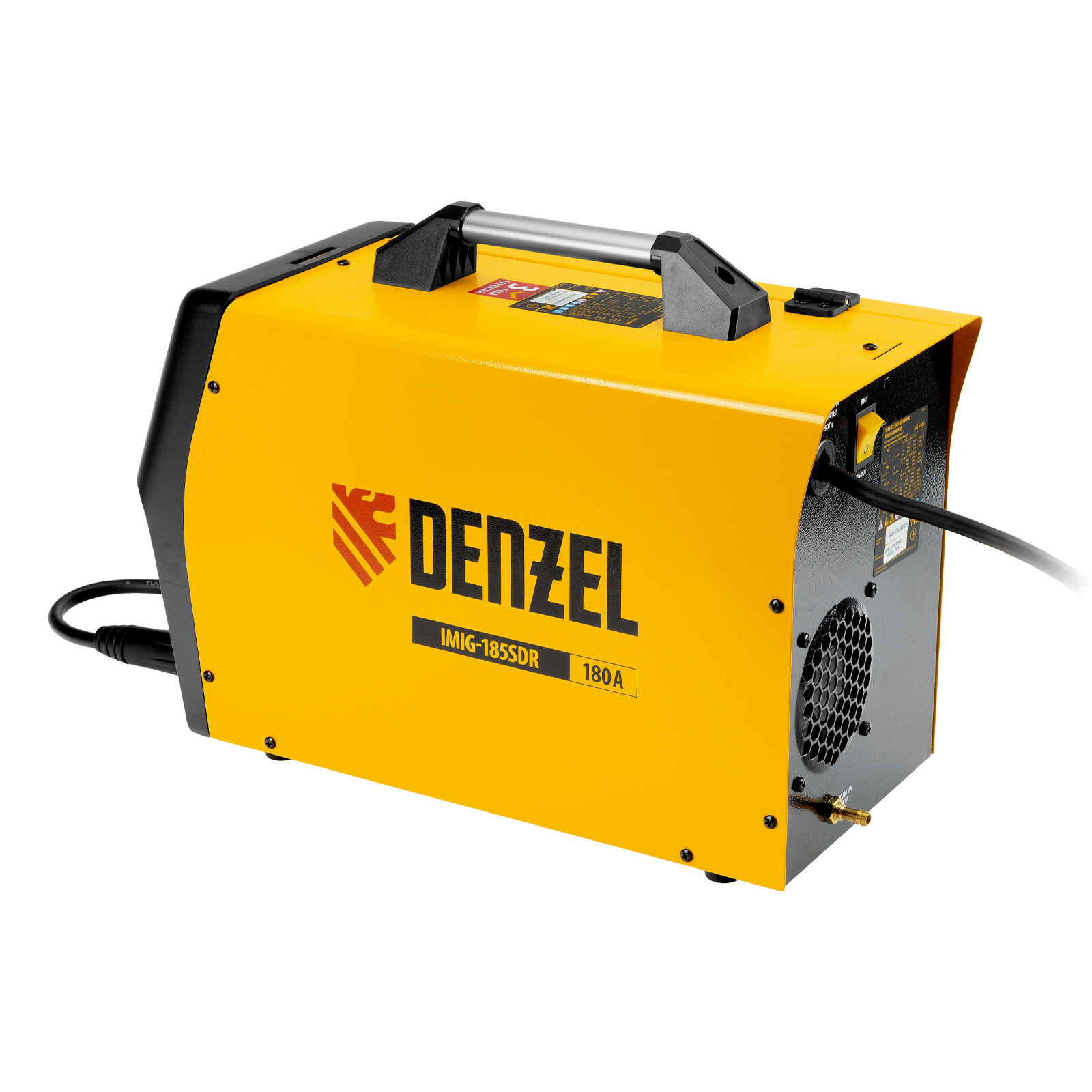 Аппарат инвертор. полуавтомат. cварки IMIG-185SDR, 180 А, ПВ 60%, катушка 5 кг Denzel