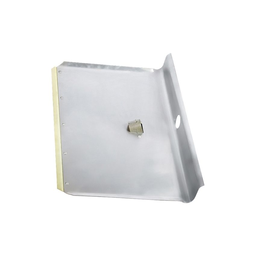 Лопата для уборки снега тротуарная, алюминиевая, 600 х 400 мм, без черенка, Россия, Сибртех