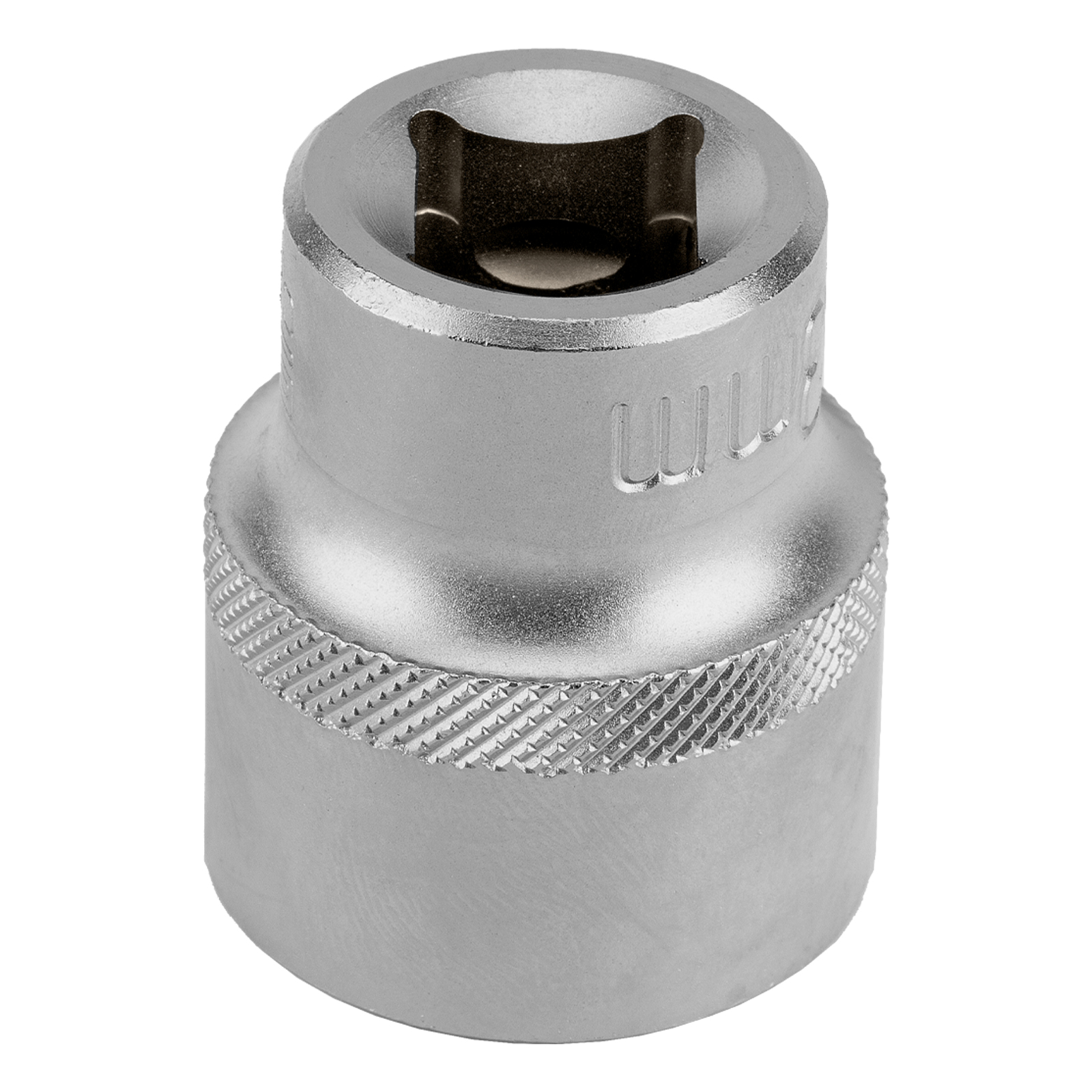 Головка торцевая, 23 мм, шестигранная, CrV, под квадрат 1/2 Stels