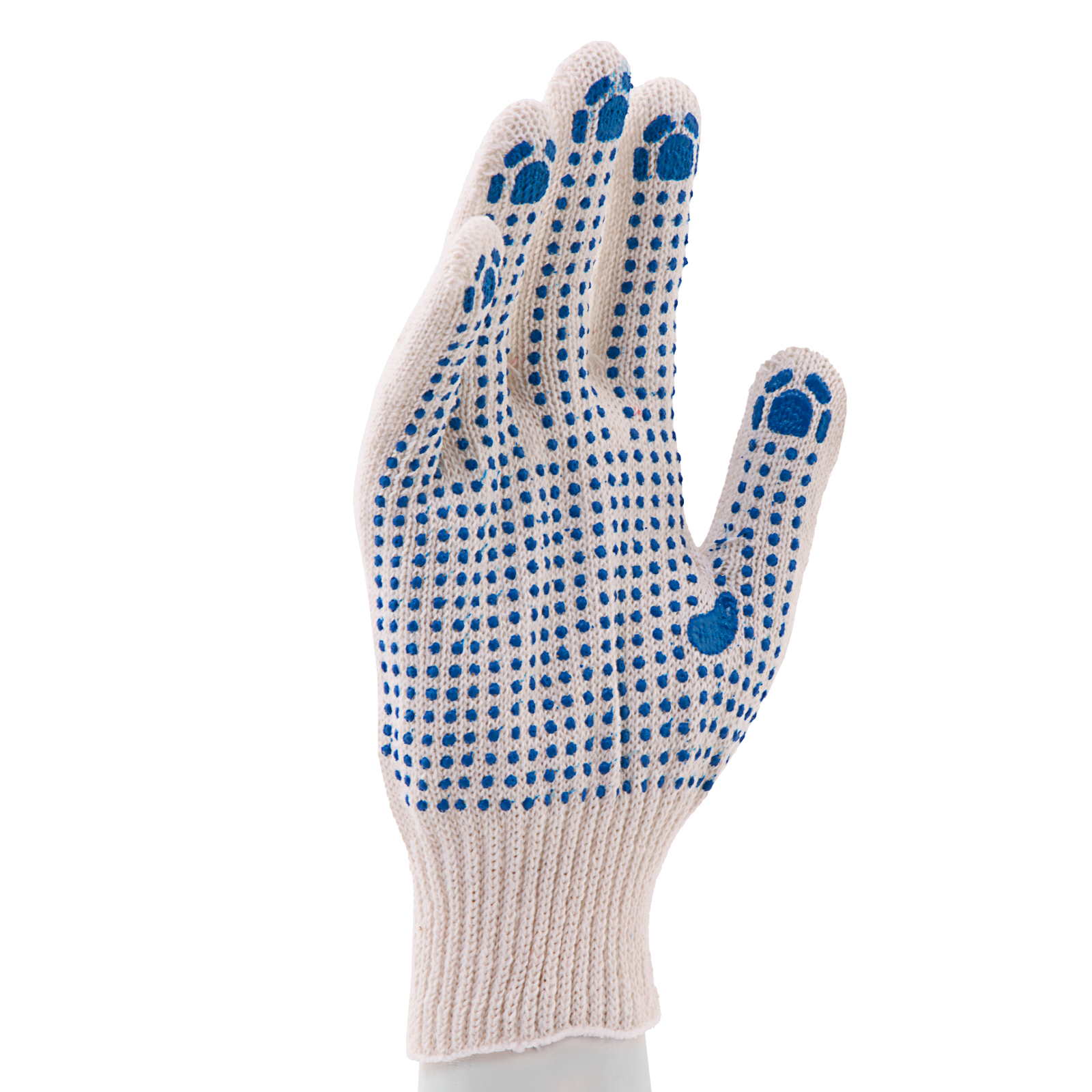 Перчатки х/б, ПВХ покрытие, "Точка", 10 класс