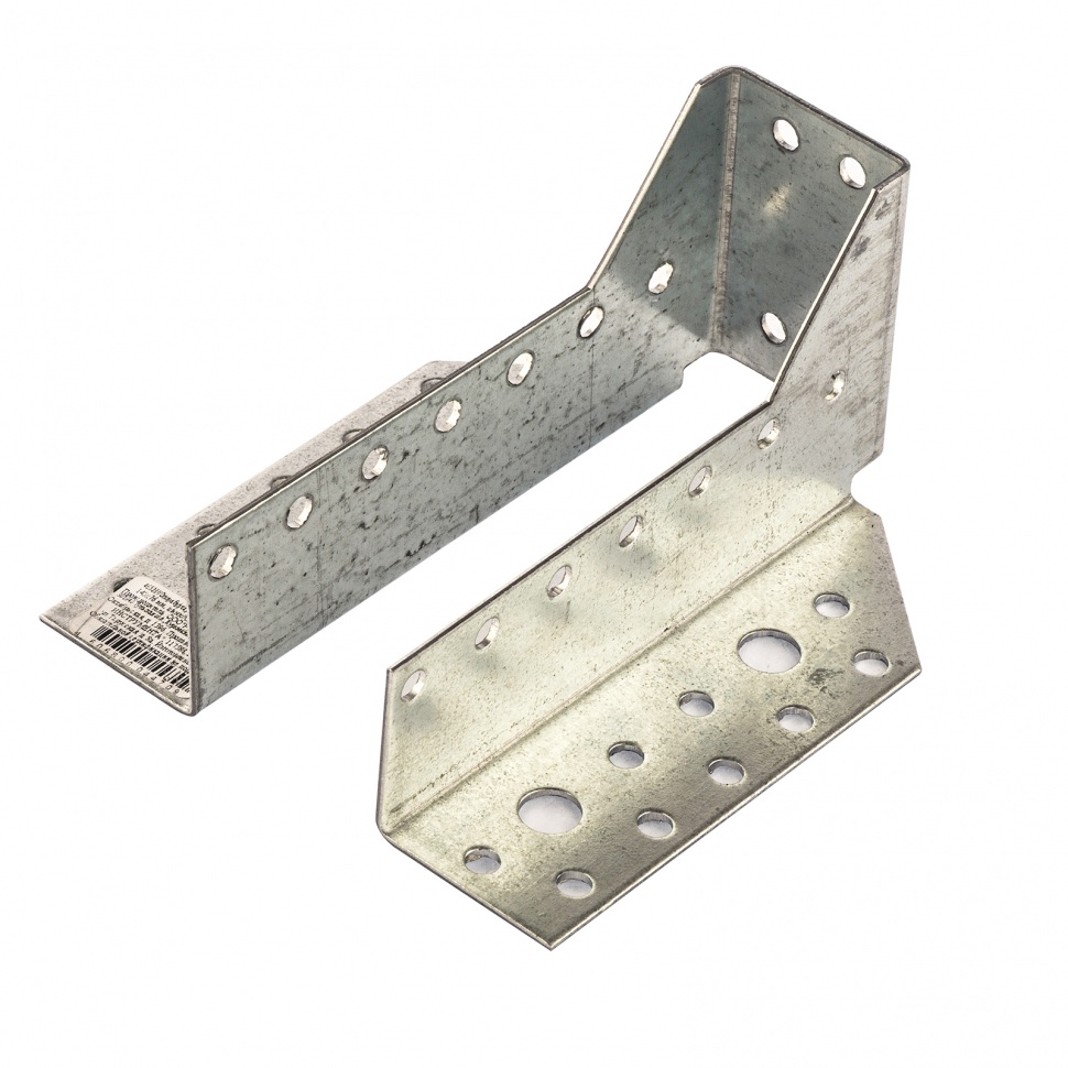 Опора бруса раскрытая, 2 мм, OBR R-40 х 145 х 76 мм, цинк Сибртех