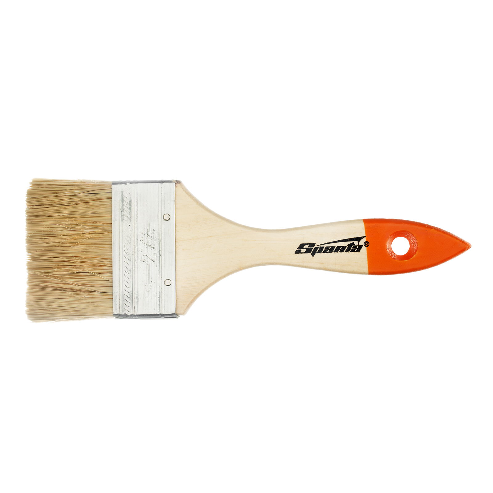 Кисть плоская Slimline 2.5" (63 мм) натуральная щетина, деревянная ручка Sparta