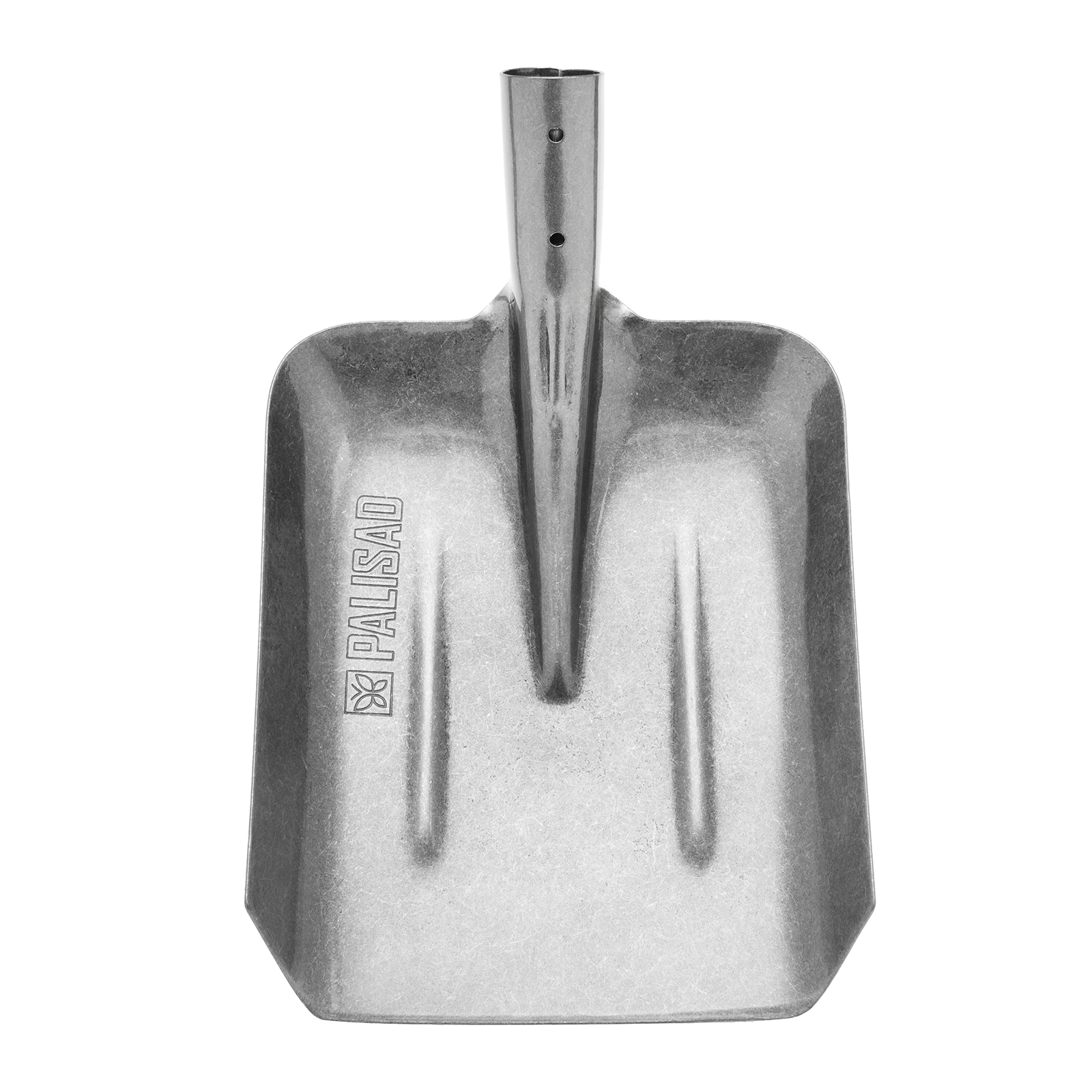 Лопата совковая, 230х275, ребра жесткости, рессорная сталь, 0,9 кг, без черенка, LUXE// Palisad