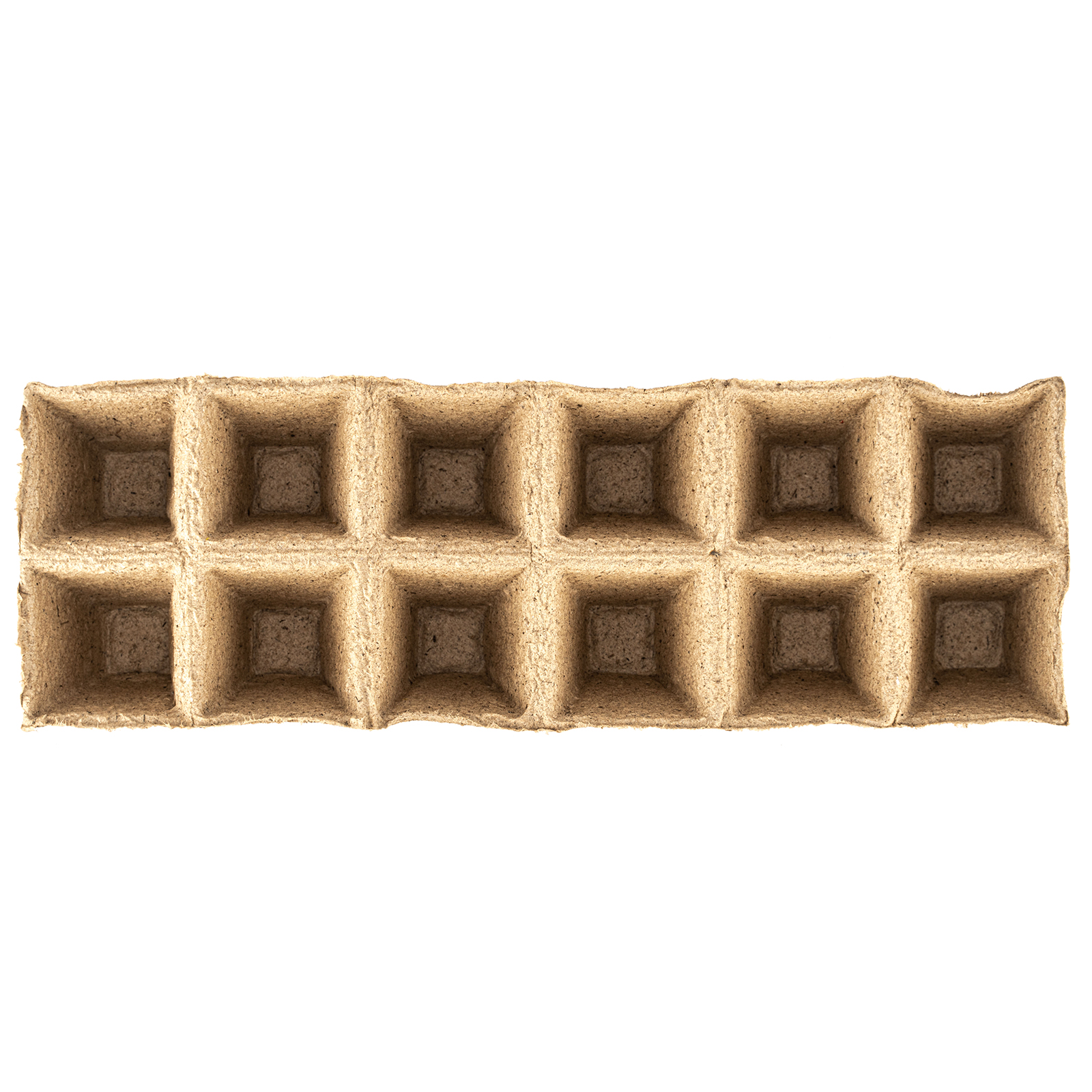 Кассета для рассады, 310 х 100 х 50 мм, 12 ячеек, торфяная, 3 шт,