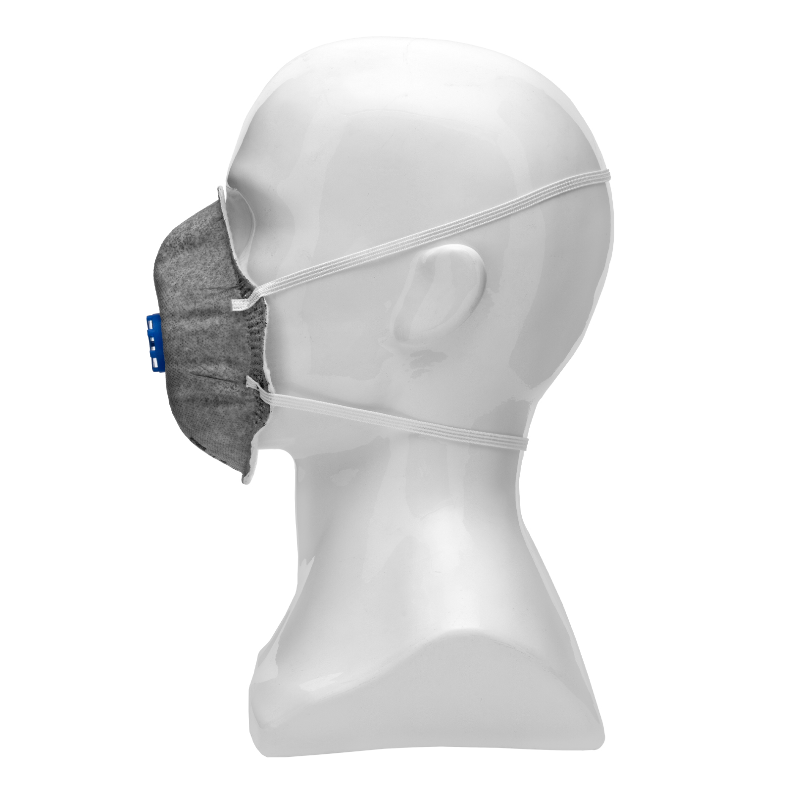 Полумаска фильтрующая формов,модель"Исток",с угольным слоем,с клапаном выдоха, FFP1 NR, 10шт