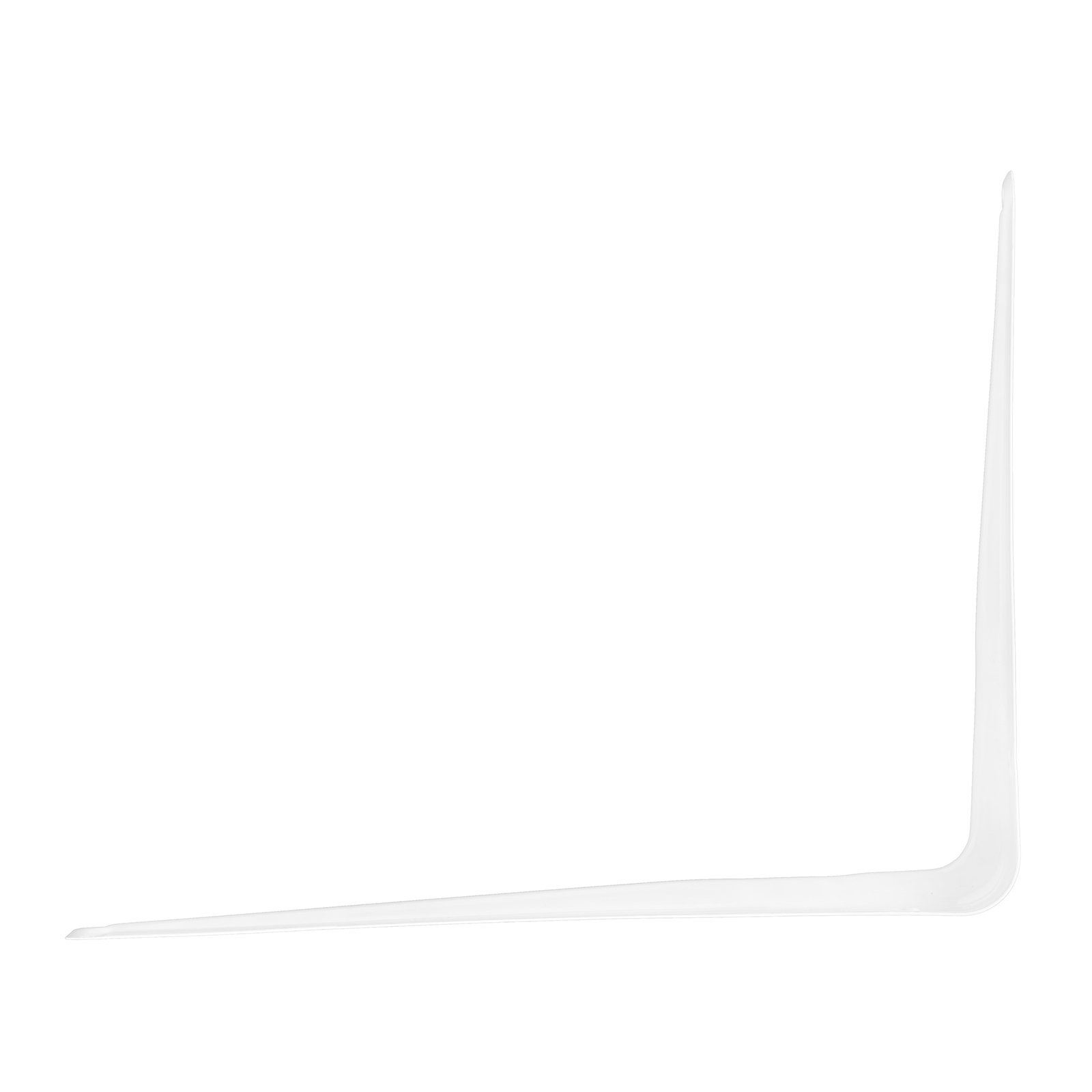 Кронштейн угловой с ребром, 200х250 мм, белый Сибртех