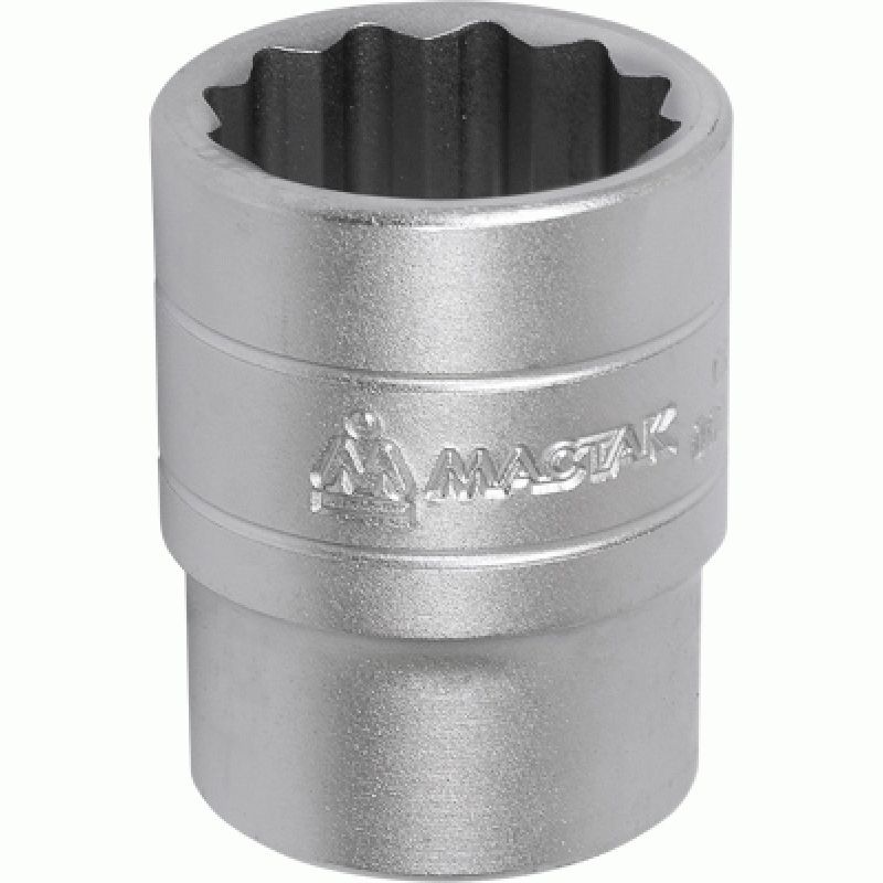 Головка торцевая стандартная двенадцатигранная 1/2", 19 мм МАСТАК 000-42019