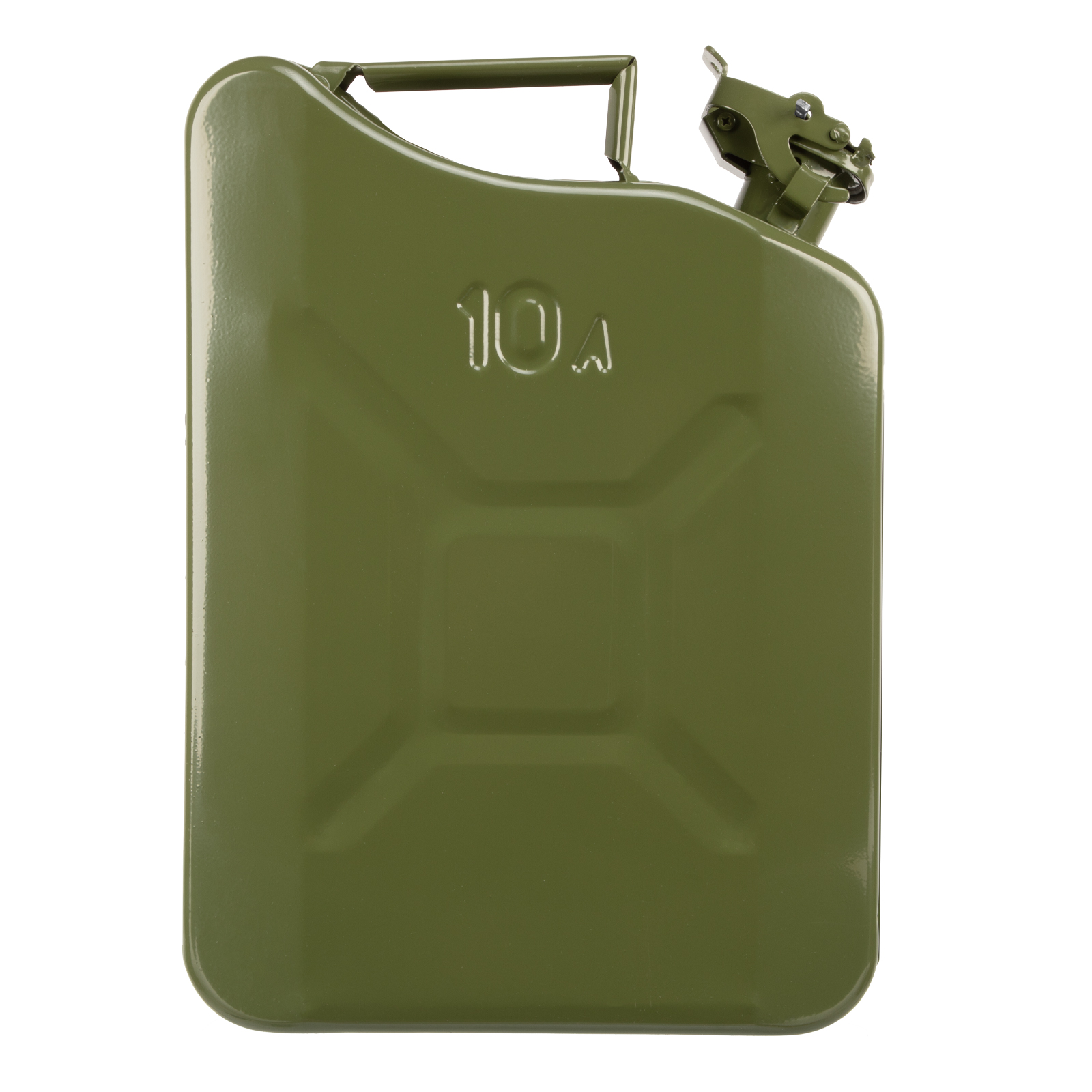 Канистра для топлива, металлическая, толщина стенок 0,8мм, 10 литров