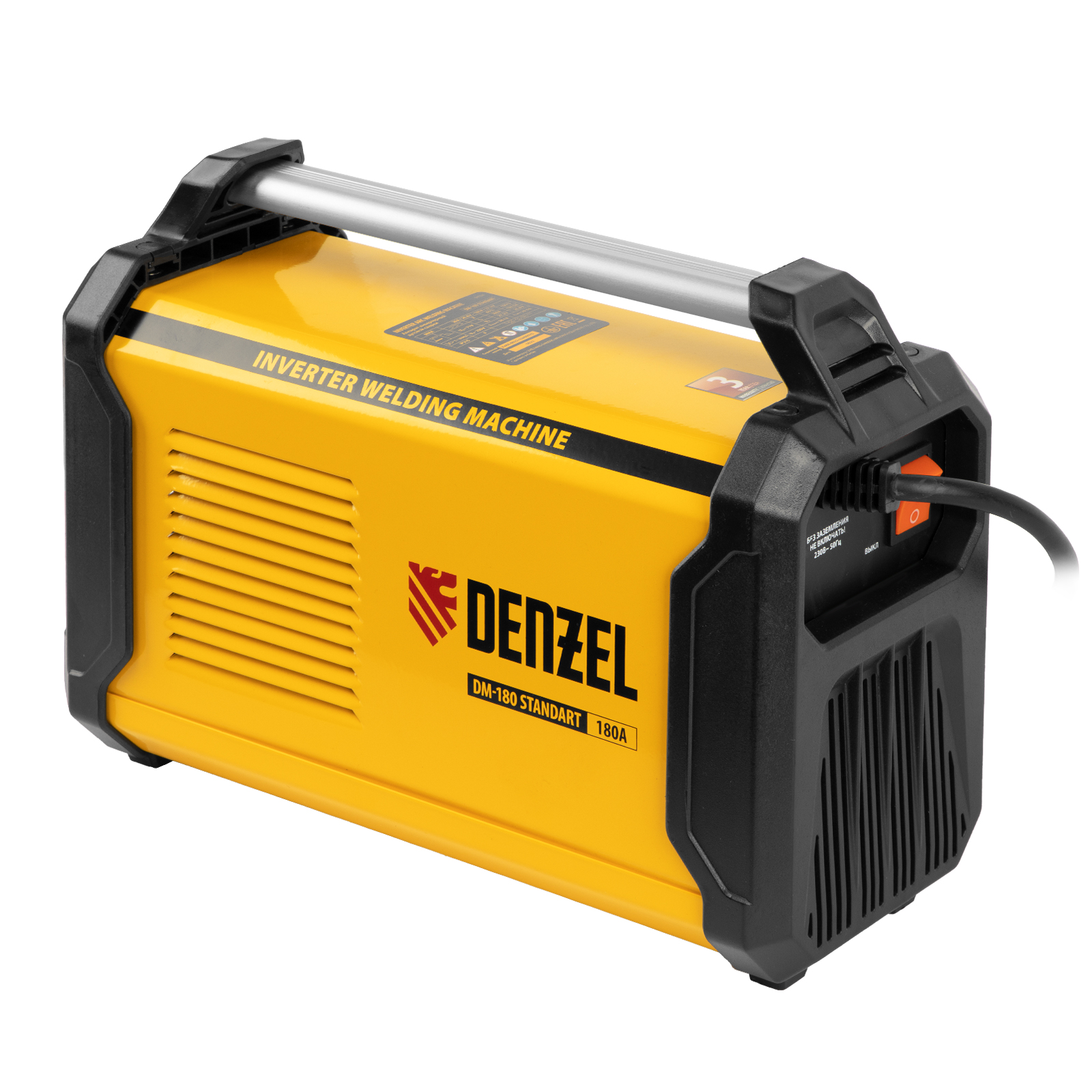 Аппарат инвертор. дуговой сварки DM-180 Standart, 180 А, ПВ 60% Denzel