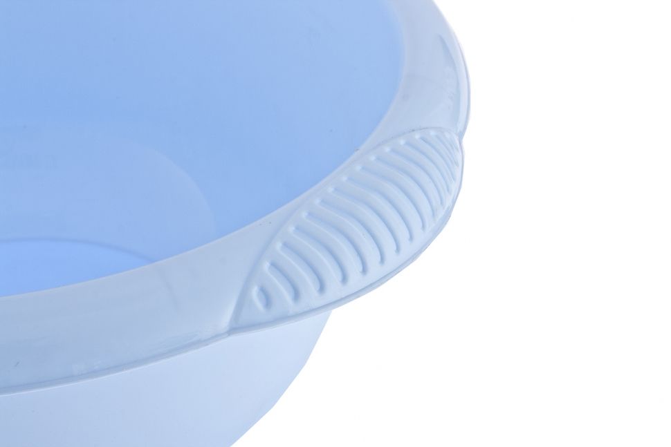 Таз пластмассовый круглый 6.5 л, сиреневый, Россия Elfe