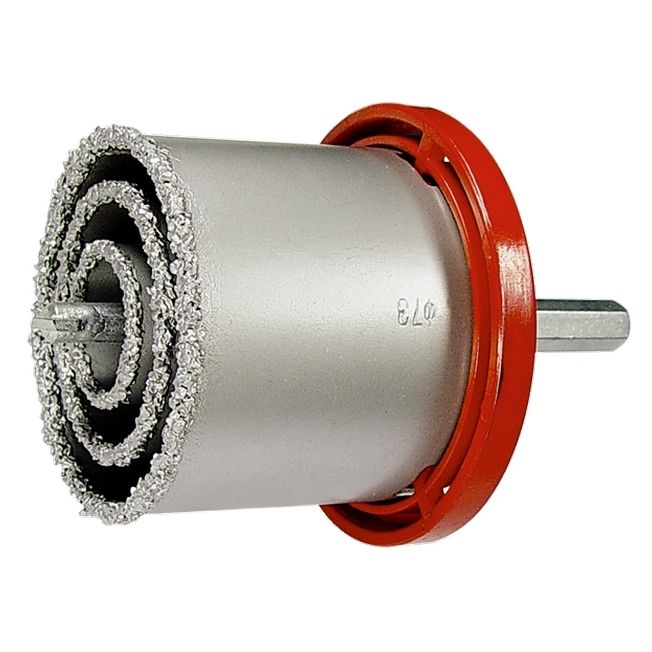 Набор коронок по керамической плитке, 33-53-67-73-83 мм, напил, в пластиковом боксе, шестигранный хвостовик Matrix