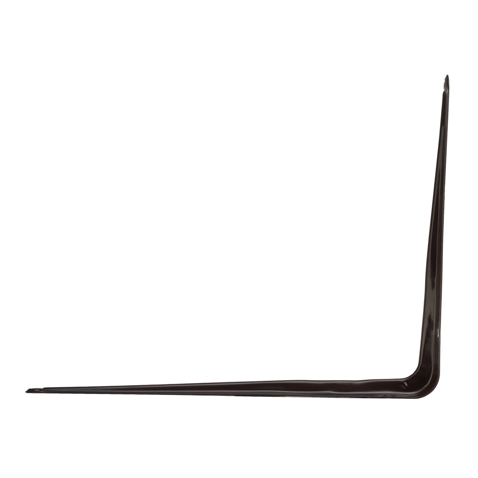 Кронштейн угловой с ребром, 200 х 250 мм, коричневый Сибртех