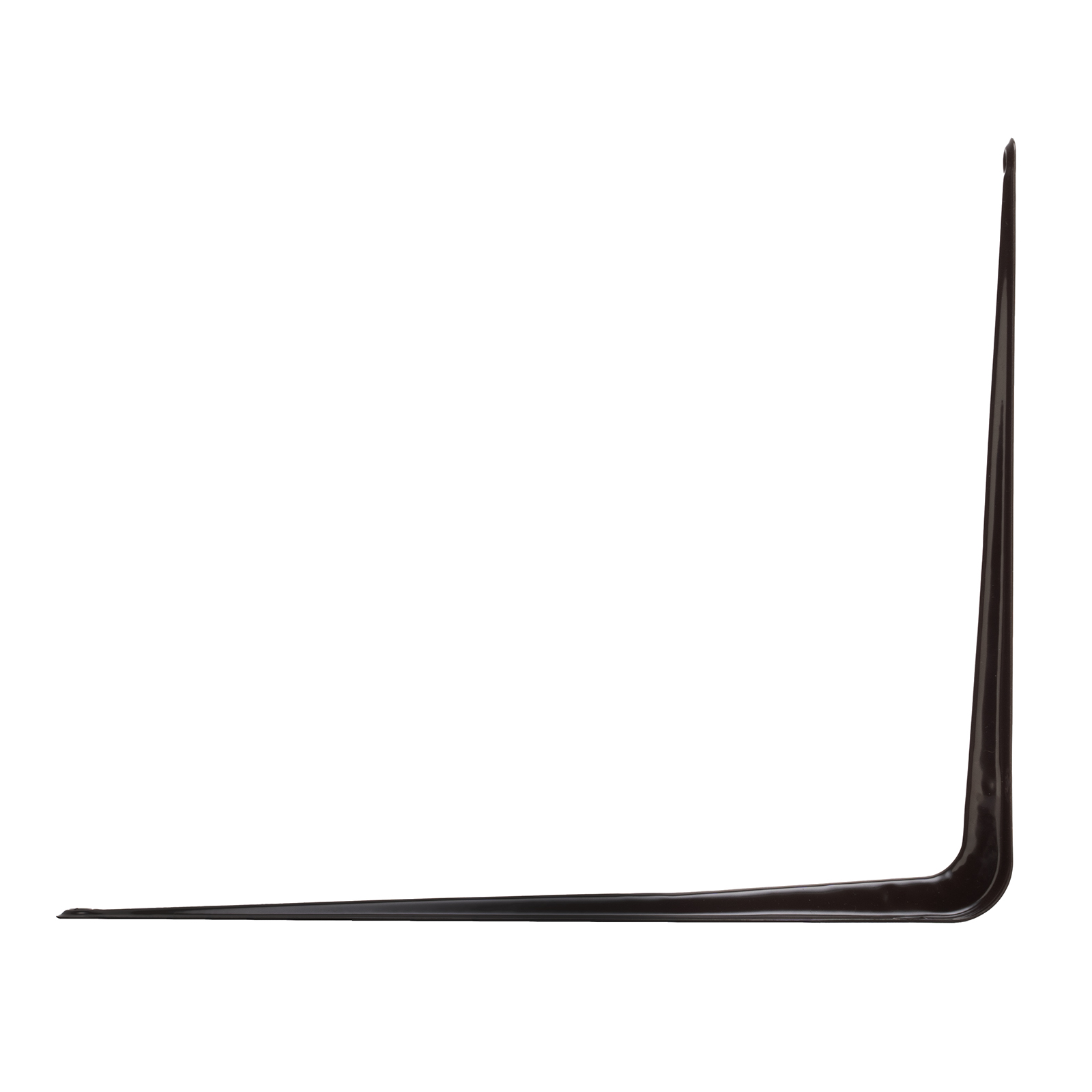 Кронштейн угловой с ребром, 250 х 300 мм, коричневый Сибртех