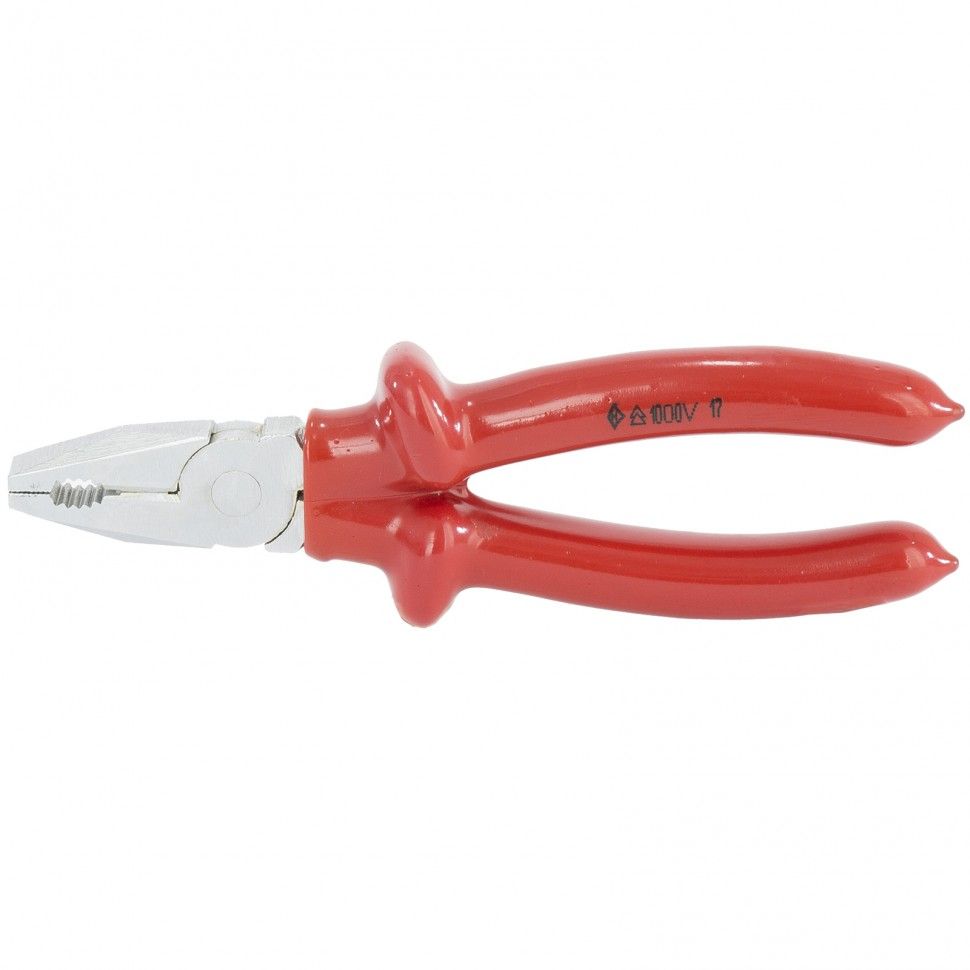 Плоскогубцы комбинированные, 200 мм, диэлектрические ручки до 1000 В, оцинкованные (НИЗ)